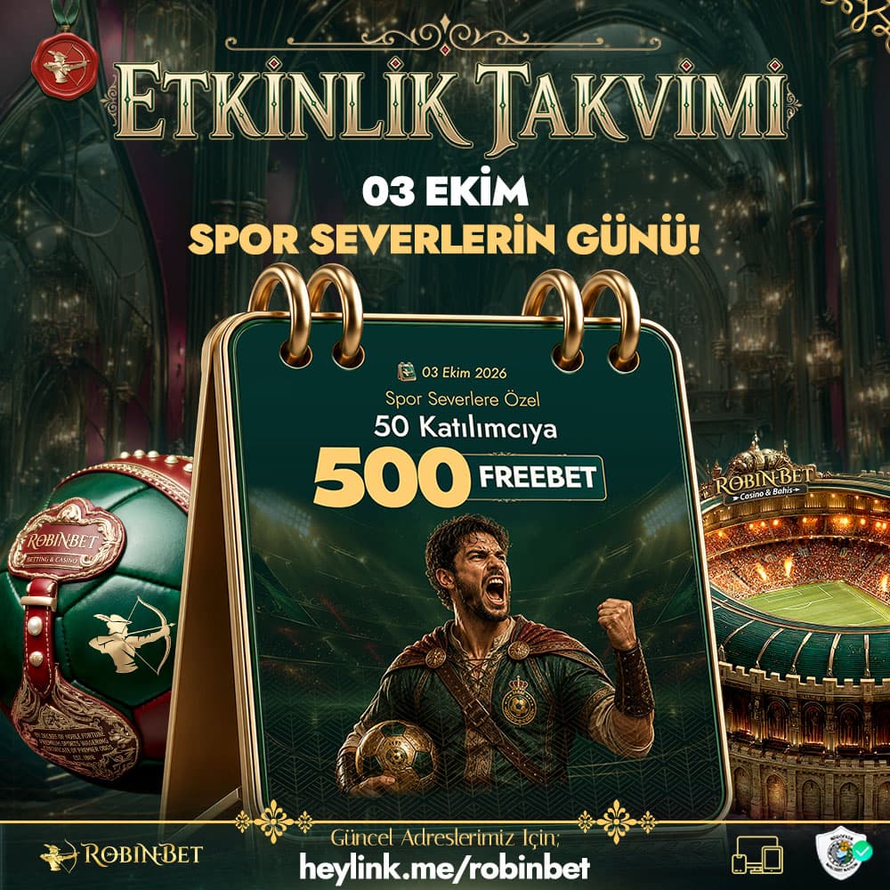 3 Ekim: Freebet!